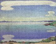 Ferdinand Hodler Lake Geneva seen from Chexbres oil painting reproduction